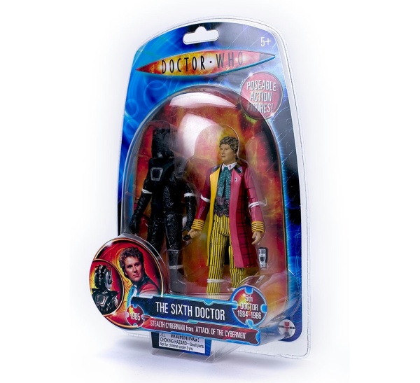 Doctor Who Sixth Doctor & Stealth Cyberman 'Attack of the Cybermen' Collectors Figure Set